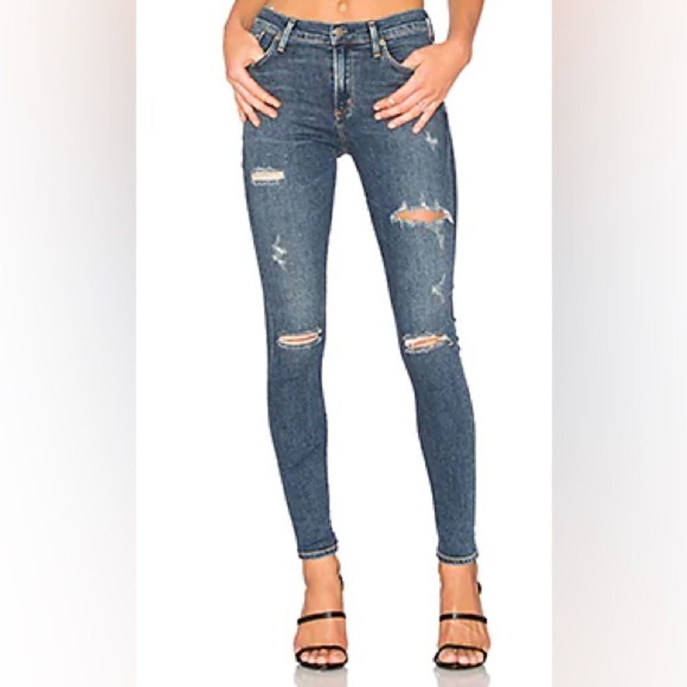 Agolde Sophie High Rise Skinny in Kansas City